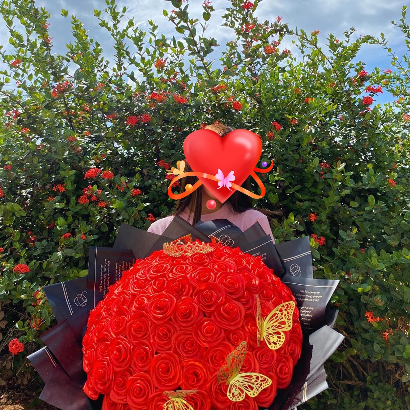 Valentine engagement Mother's Day roses image