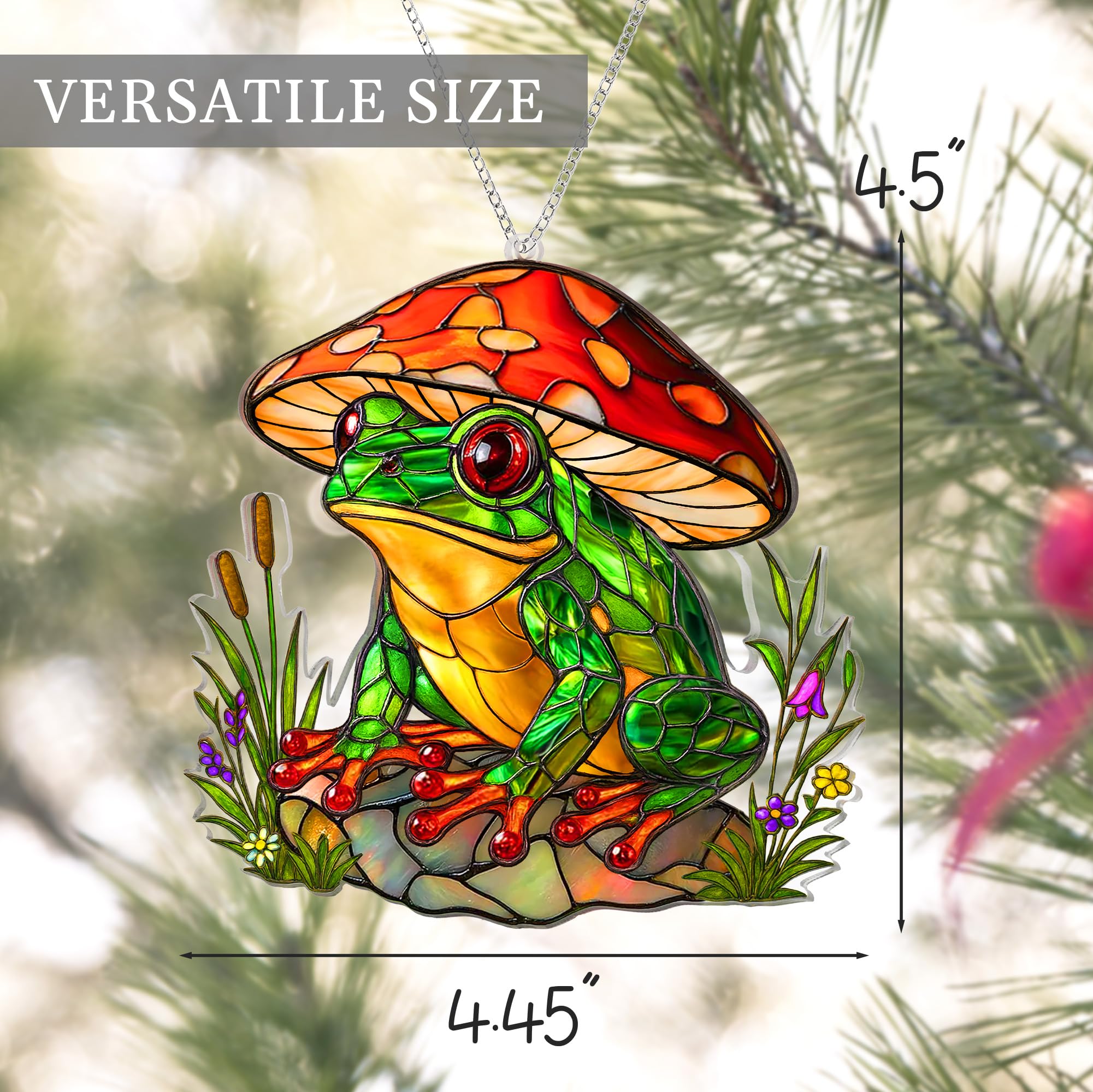 Valentine gifts frog ornament with story card