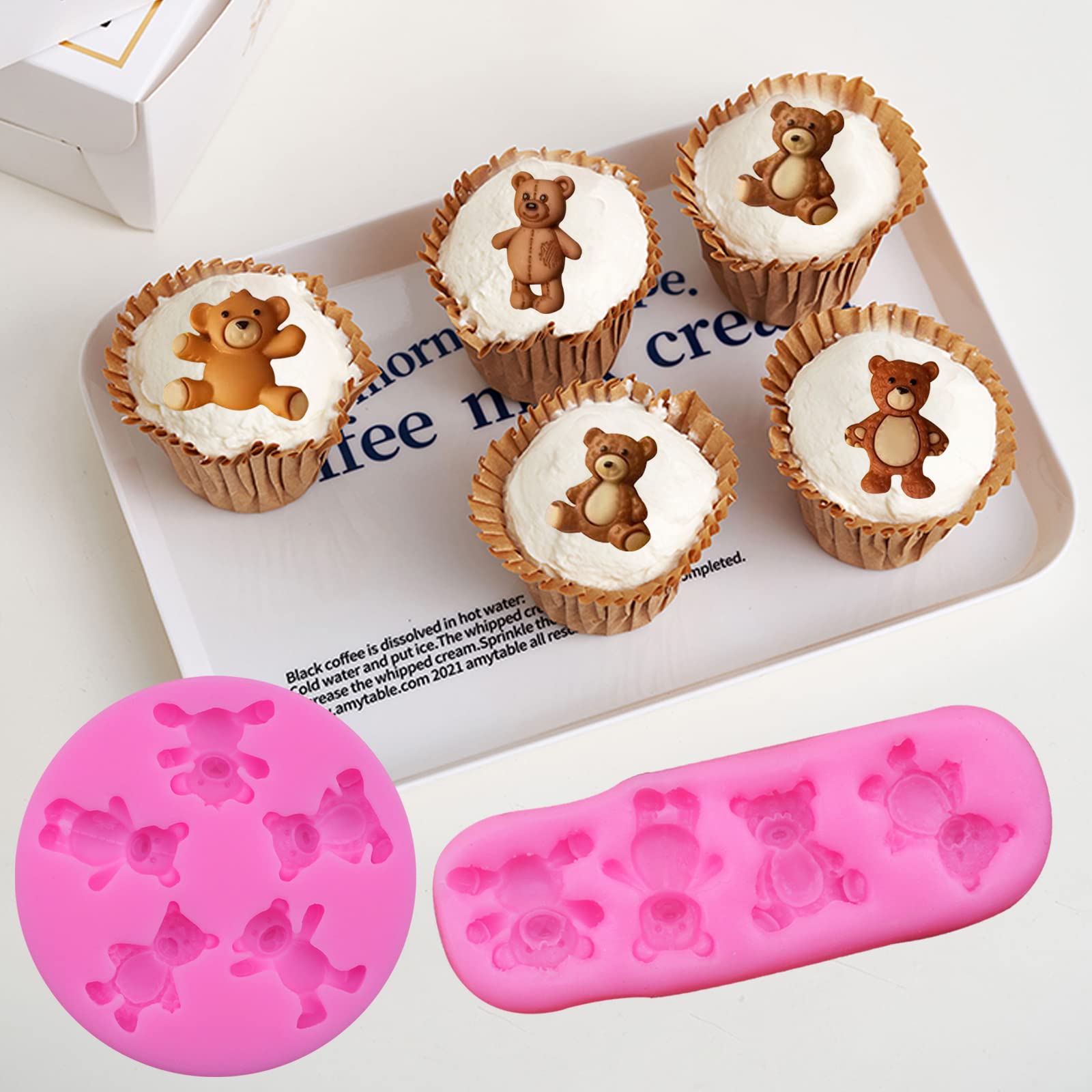 gum paste bear mold for sugar craft