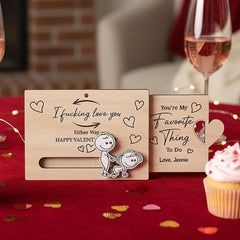 Valentines Day gift for couples ornament