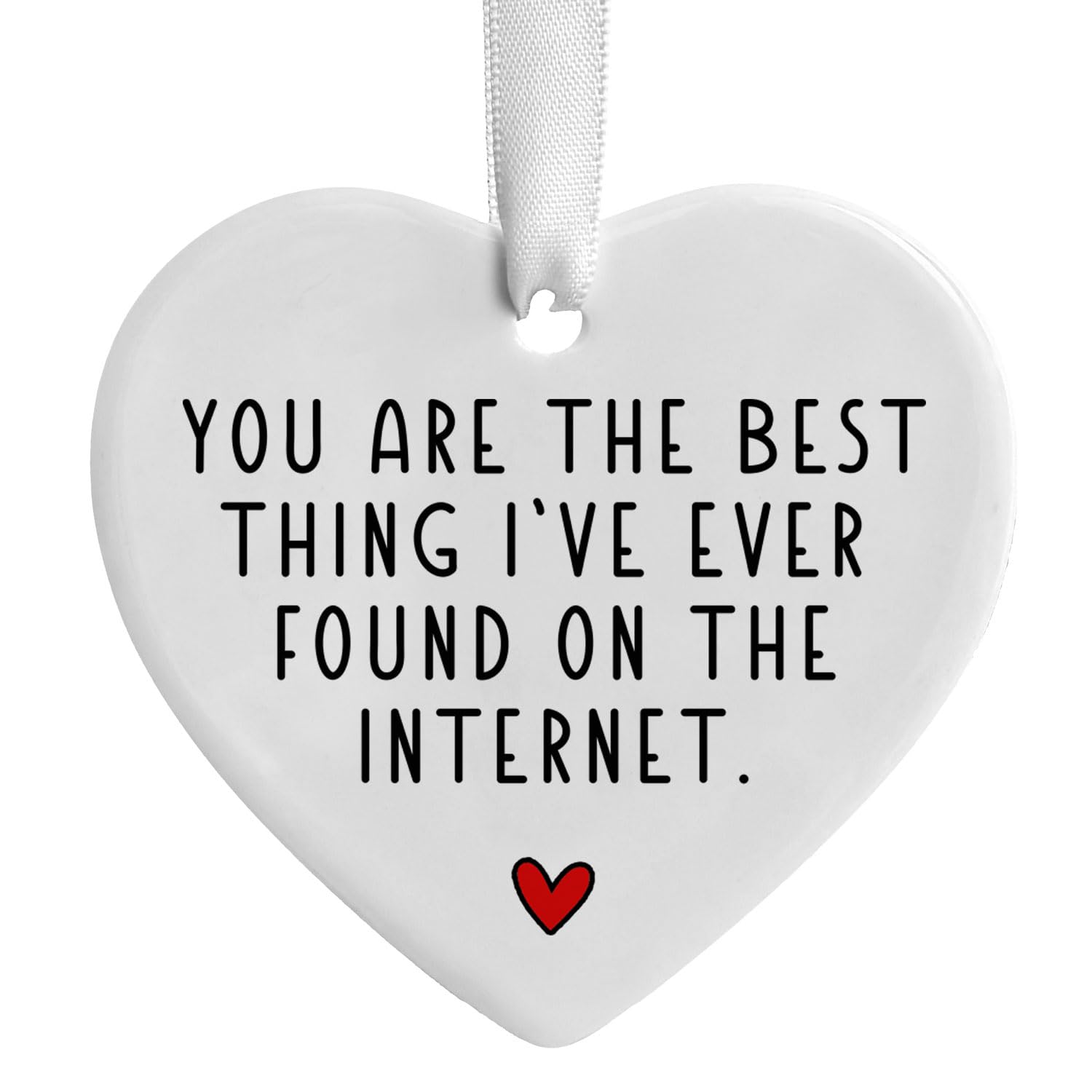Valentine’s Day gift for Boyfriend heart ornament in gift box