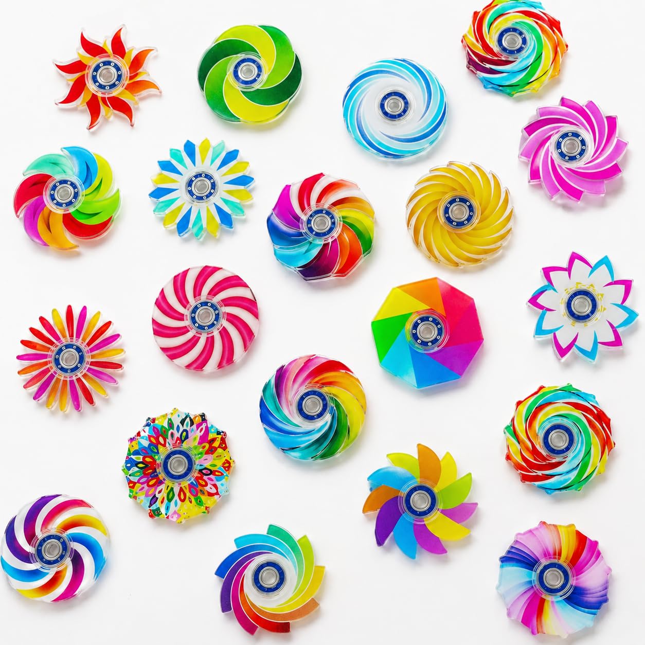 lead-free plastic fidget spinners with metal bearings