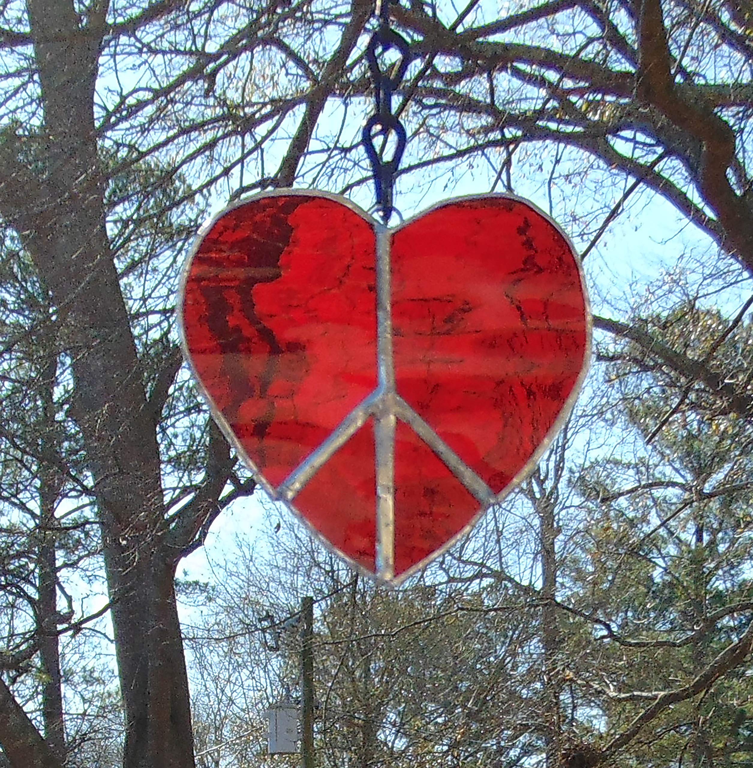 Valentine's Day gift ruby red ornament