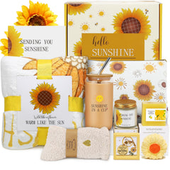 Valentines Day Gifts for Her sunflower gift basket image