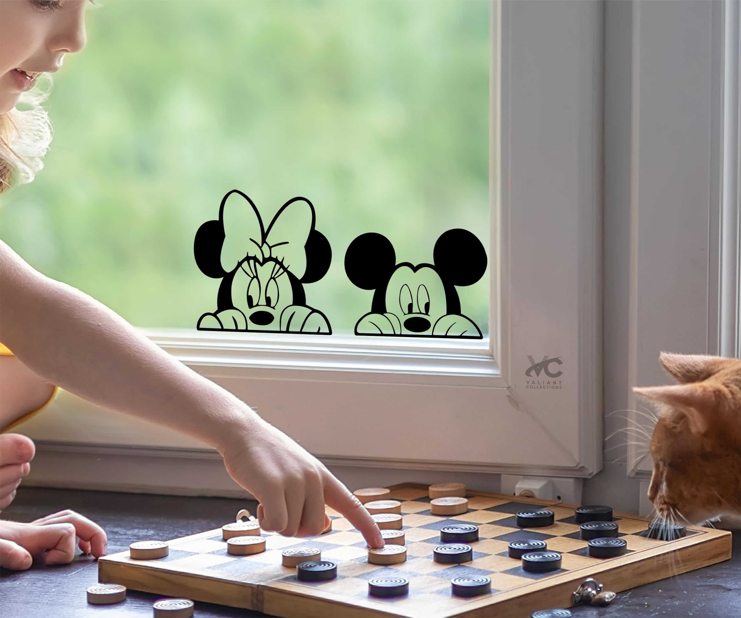 Valiant Collections Mickey Mouse Minnie Mouse laptop sticker VC 464
