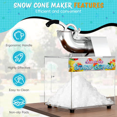 Valondino snow cone machine suitable for family gatherings