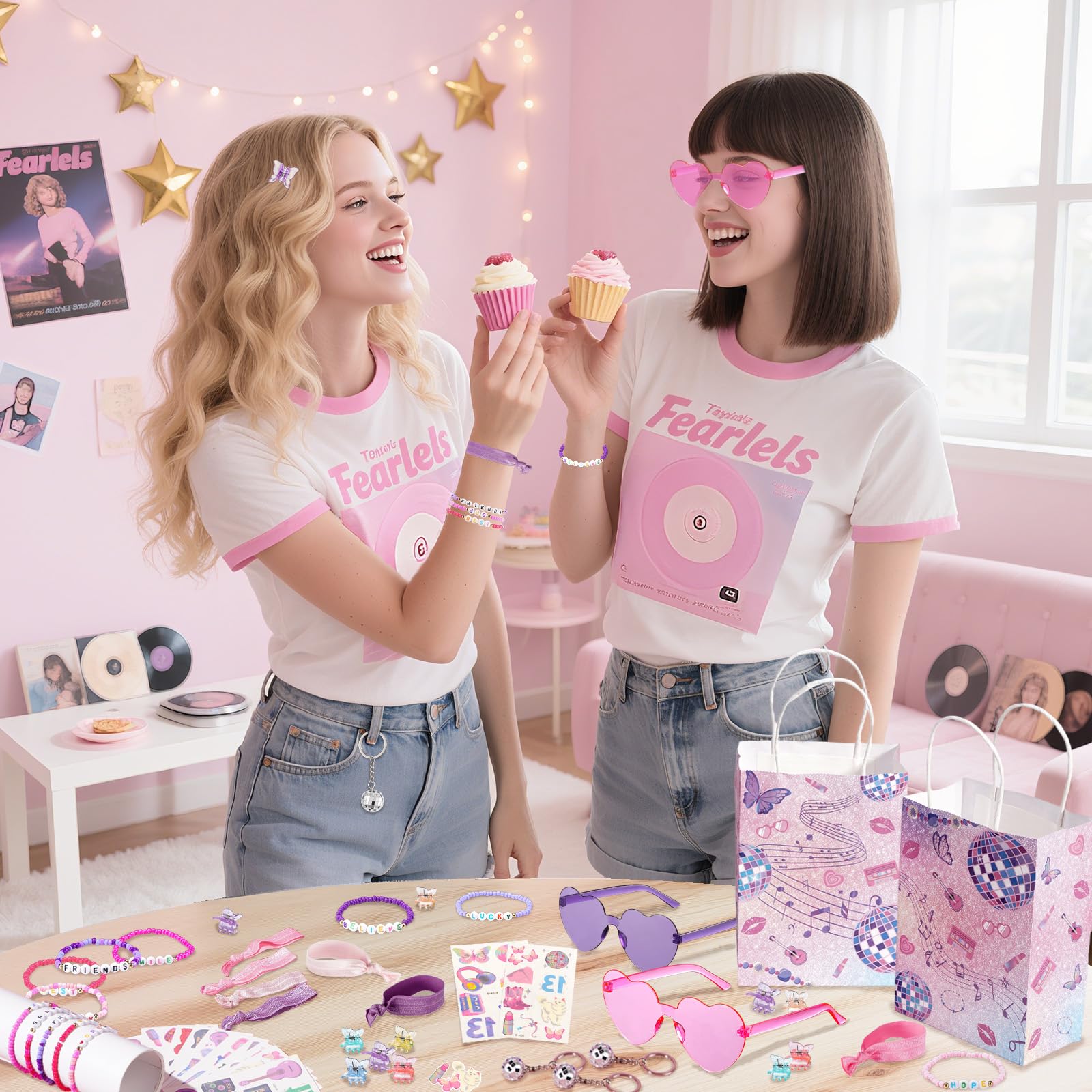 Temporary tattoos included in Vanblue set