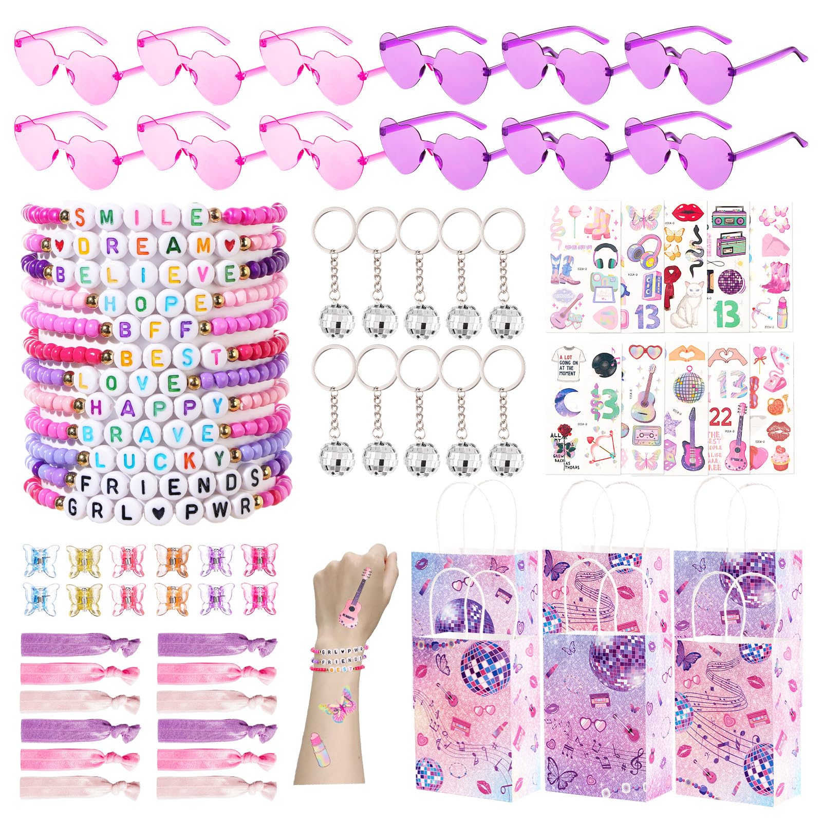 Vanblue 84-pc friendship party favors collage