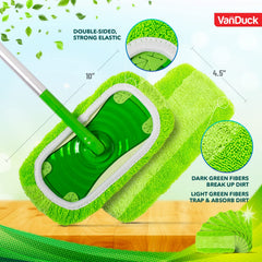 Reusable mop pads replace hundreds of disposable pads