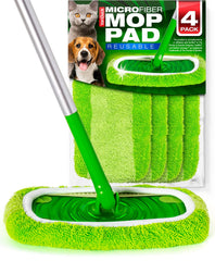 VanDuck reusable mop pads compatible with Swiffer Sweeper fit 10,3'' x 4,4''