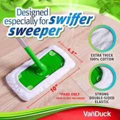VanDuck Swiffer Sweeper compatible mop pads