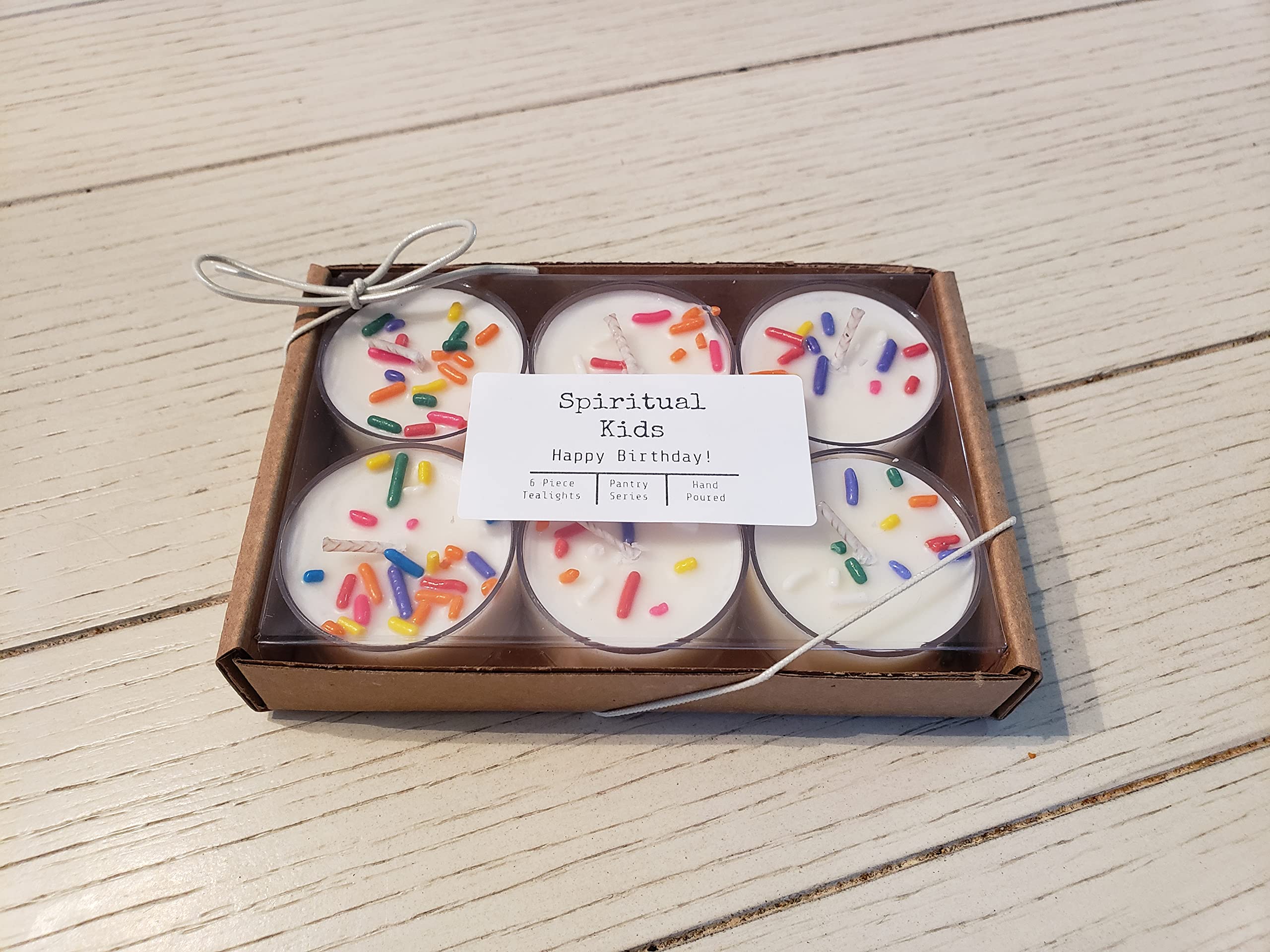 Tealights with Sprinkles all natural soy wax image