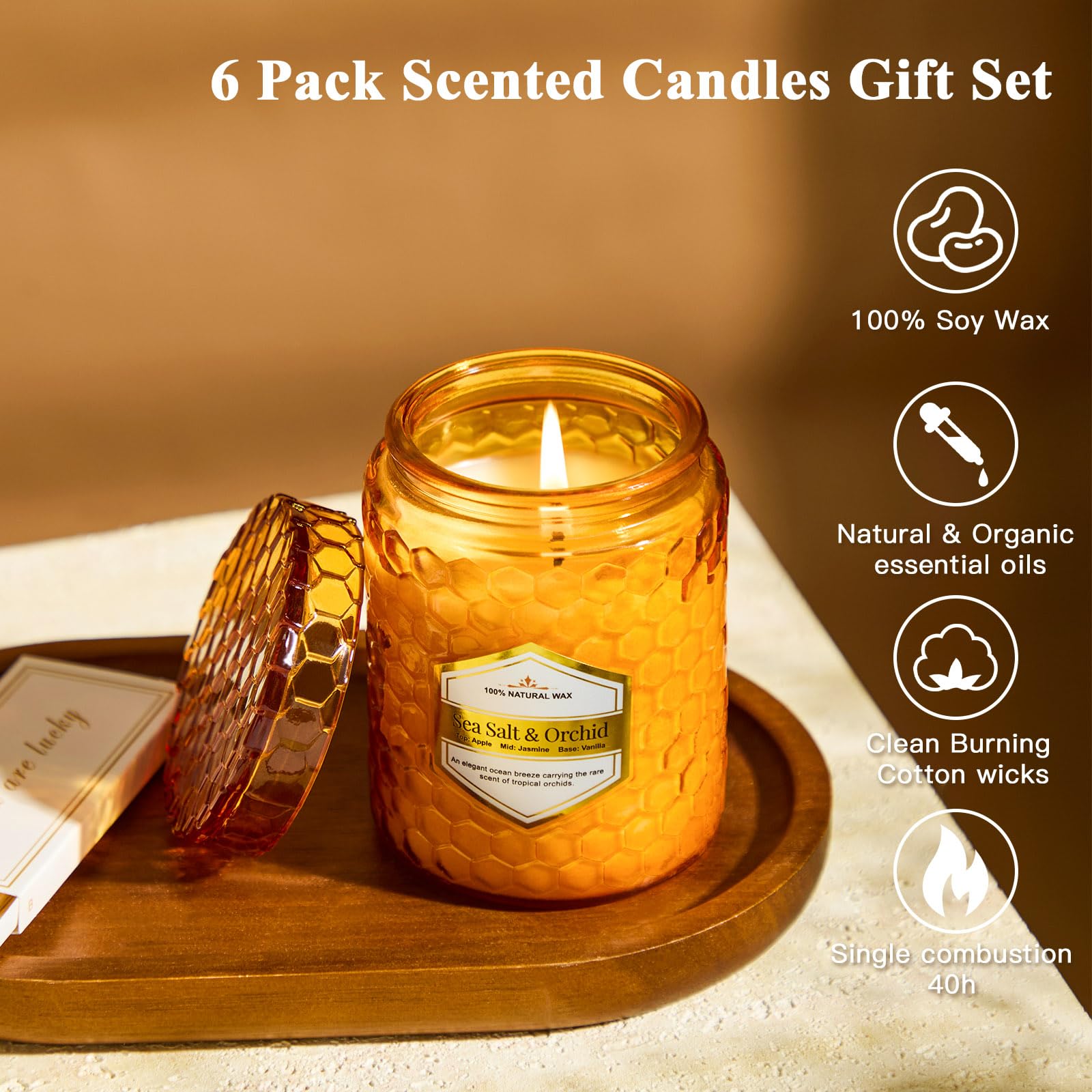 Vanilla Cake scented soy jar candle