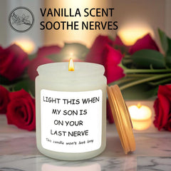 9 oz vanilla candle for bridal showers