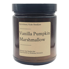 Vanilla Pumpkin Marshmallow Soy Candle 8oz jar