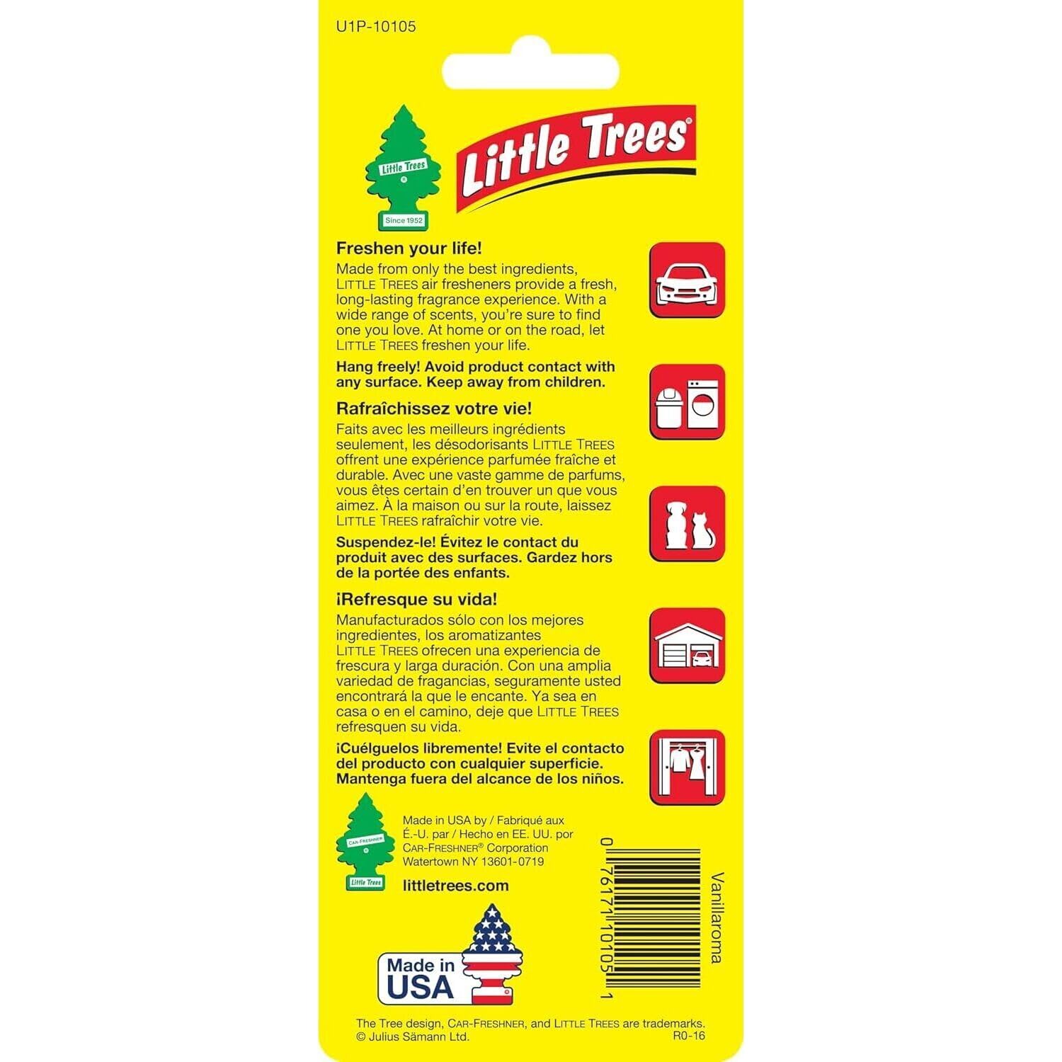 Vanillaroma scented air freshener USA made