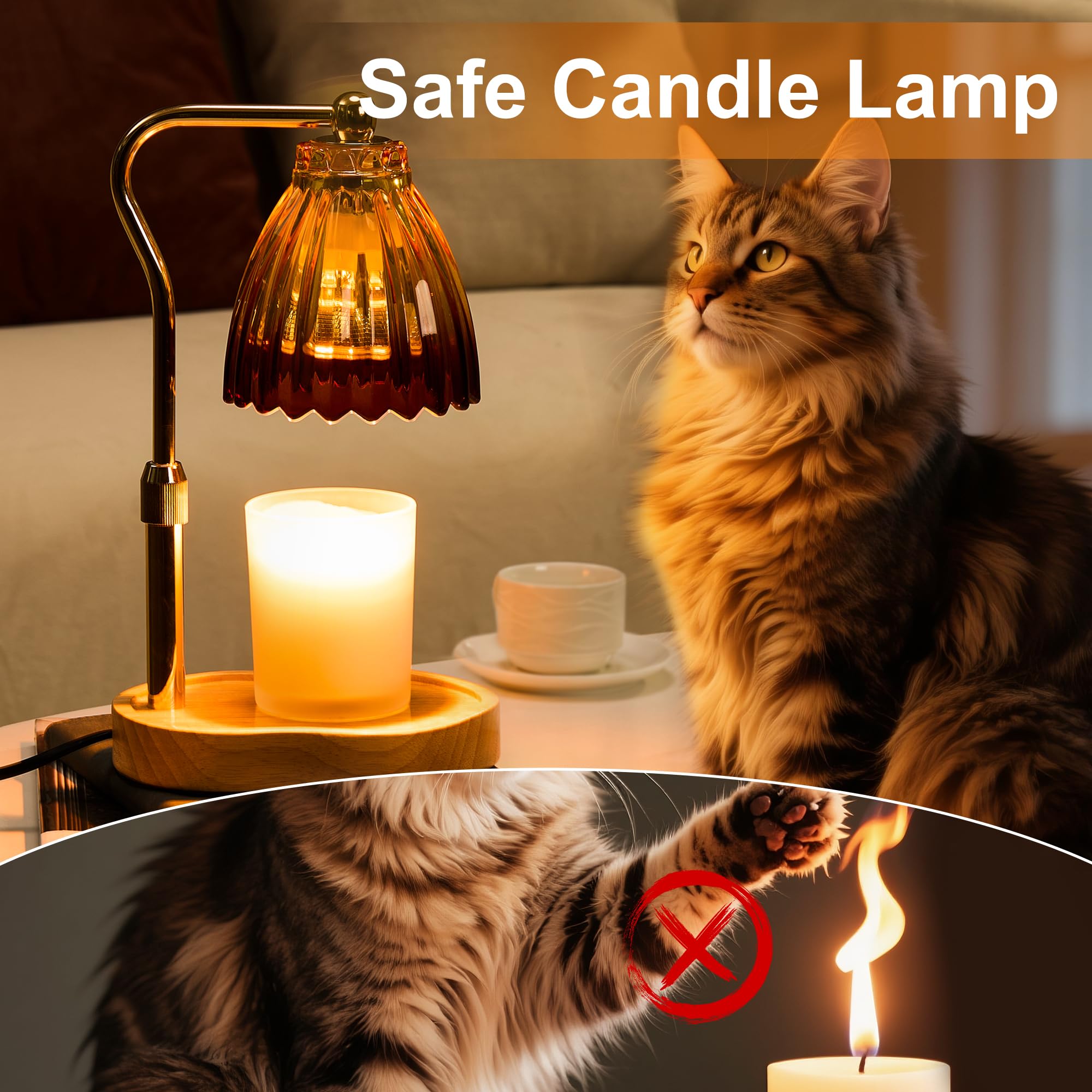 gold finish candle warmer gift suitable for housewarmings