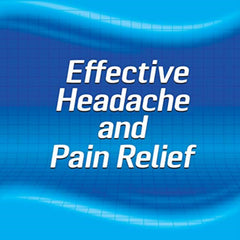Vanquish caffeine in headache relief formula label