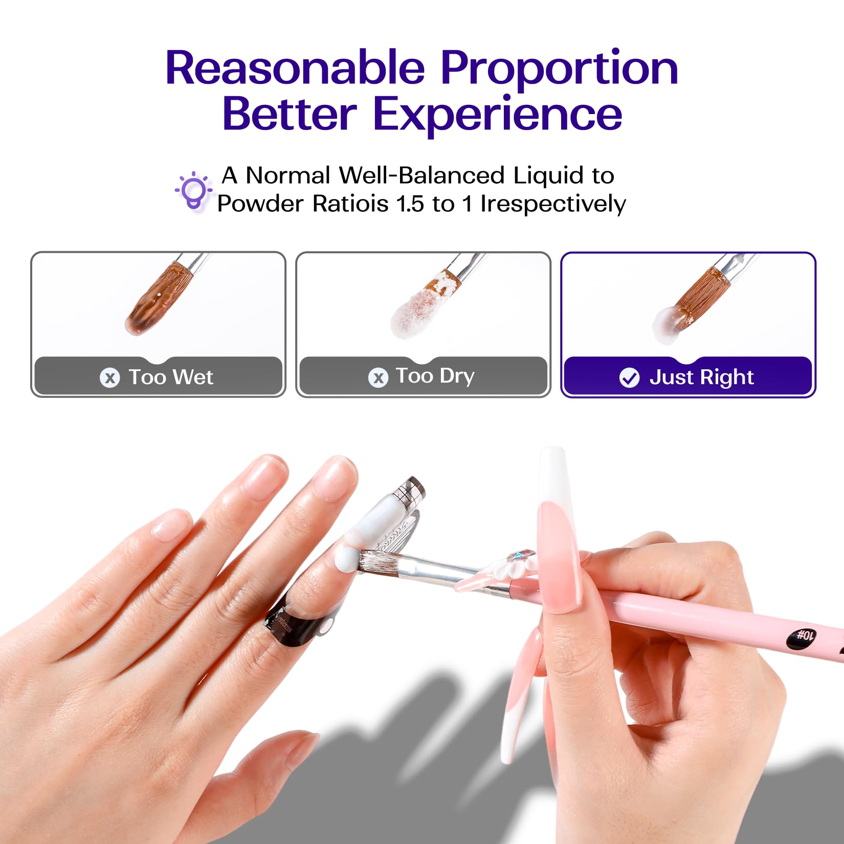 Acrylic liquid compatible with any acrylic powder