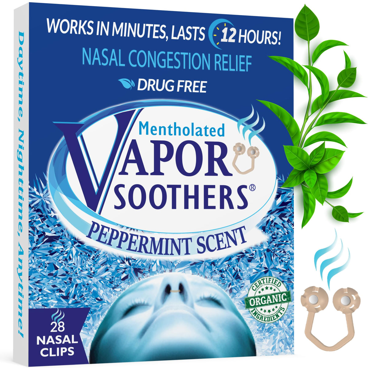Vapor Soothers Nasal Dilators product image with packaging