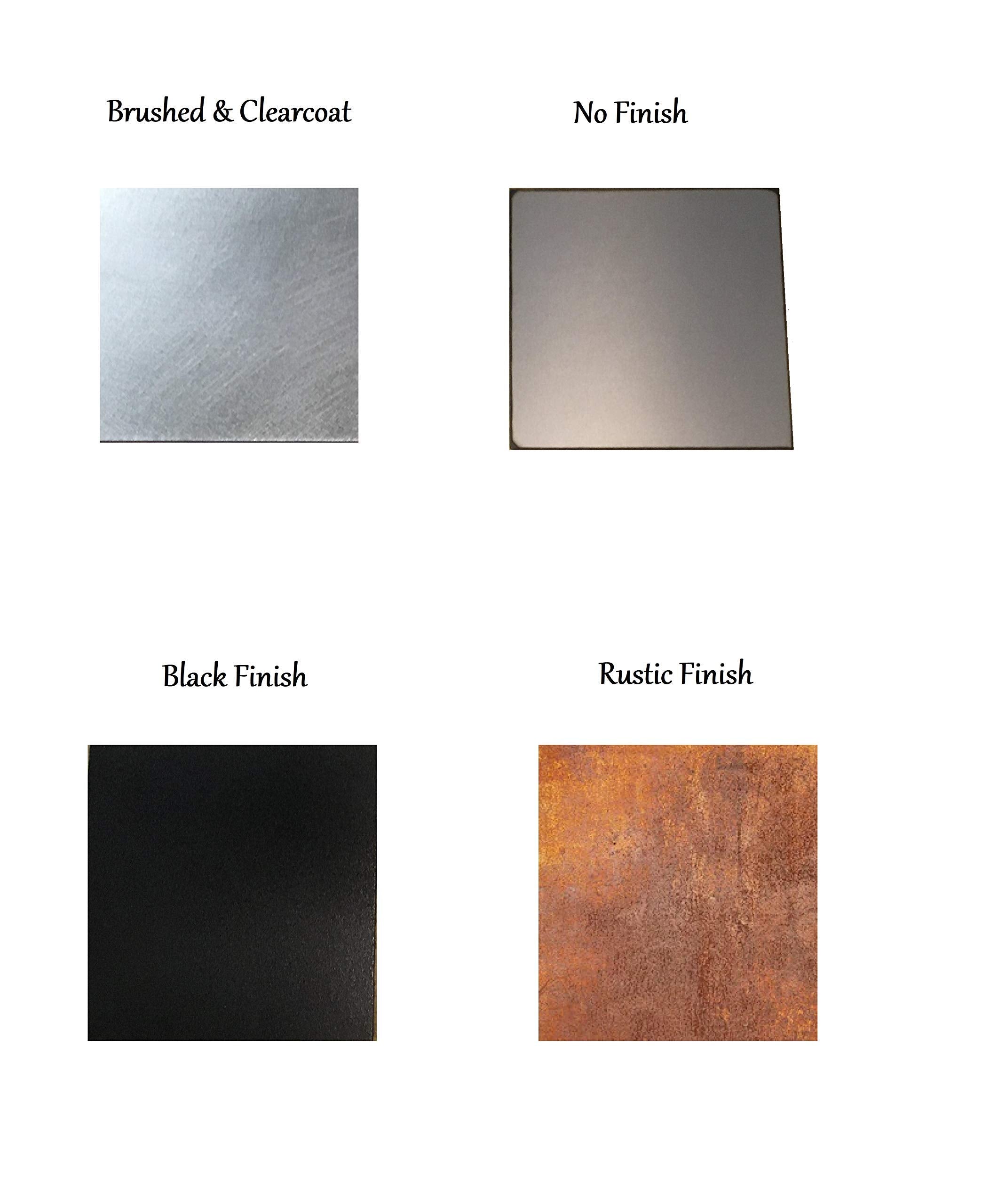 no finish rust note for wall art decor