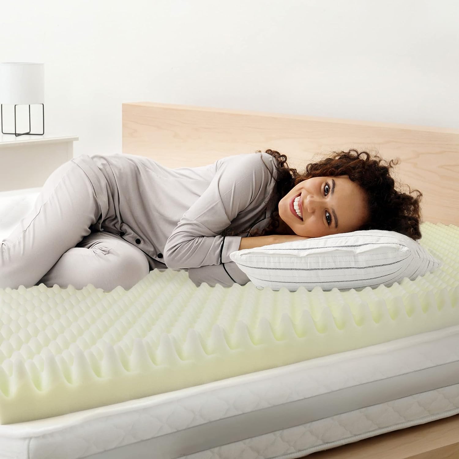 Hospital Twin topper expanding after unpacking 79x35