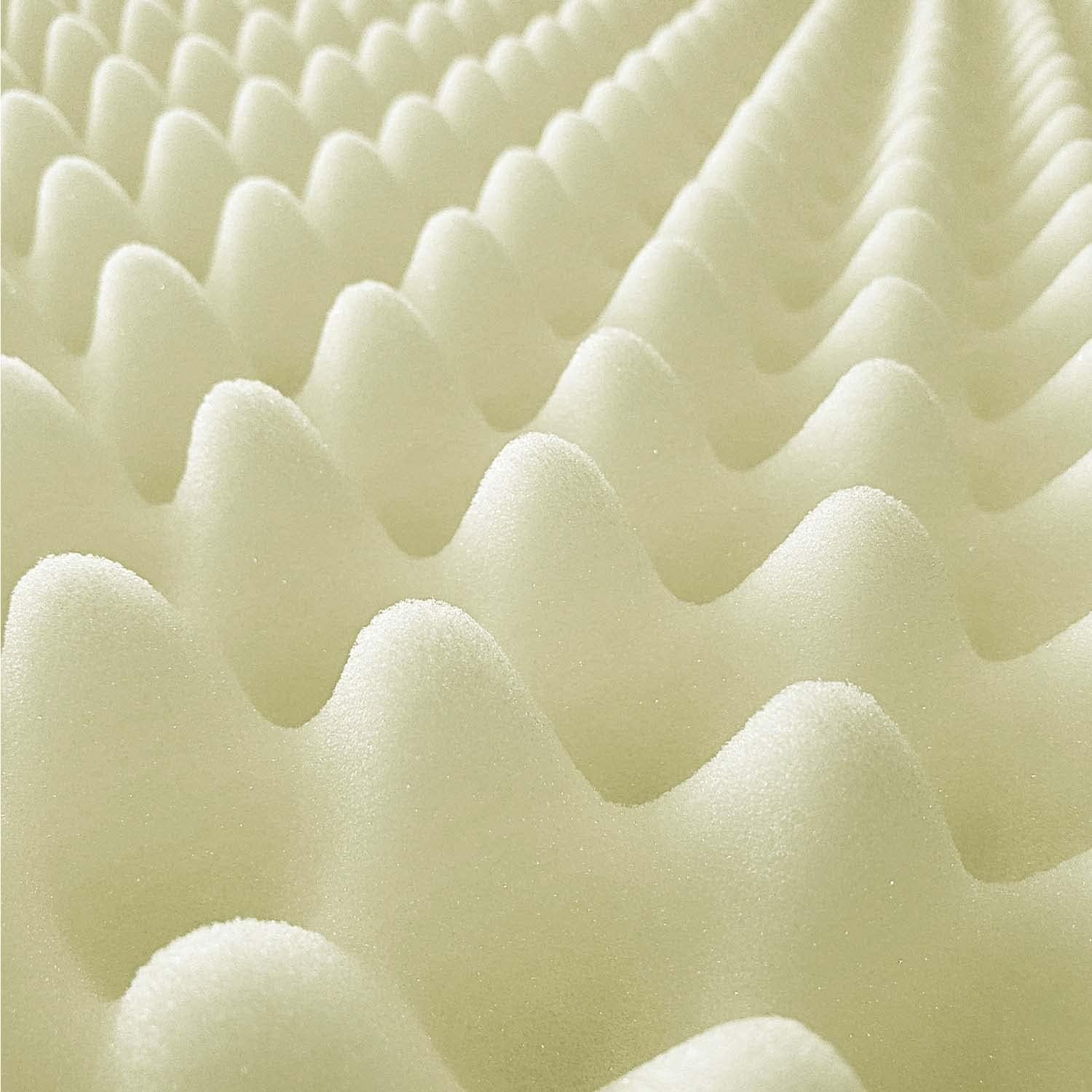 Ventilated convoluted foam topper by Vaunn 79x35