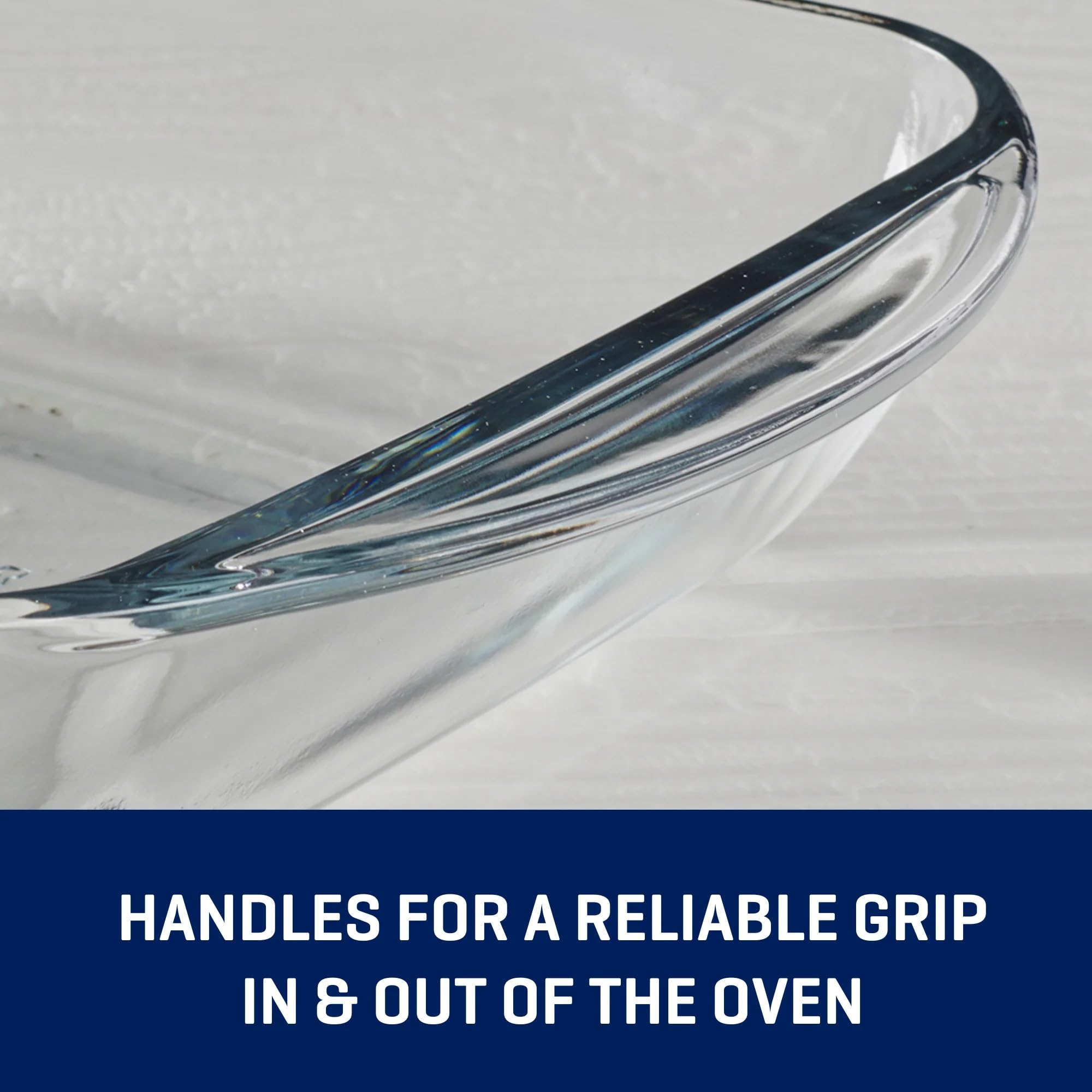 Odor and stain resistant glass pan 8x8 by VBUOPES