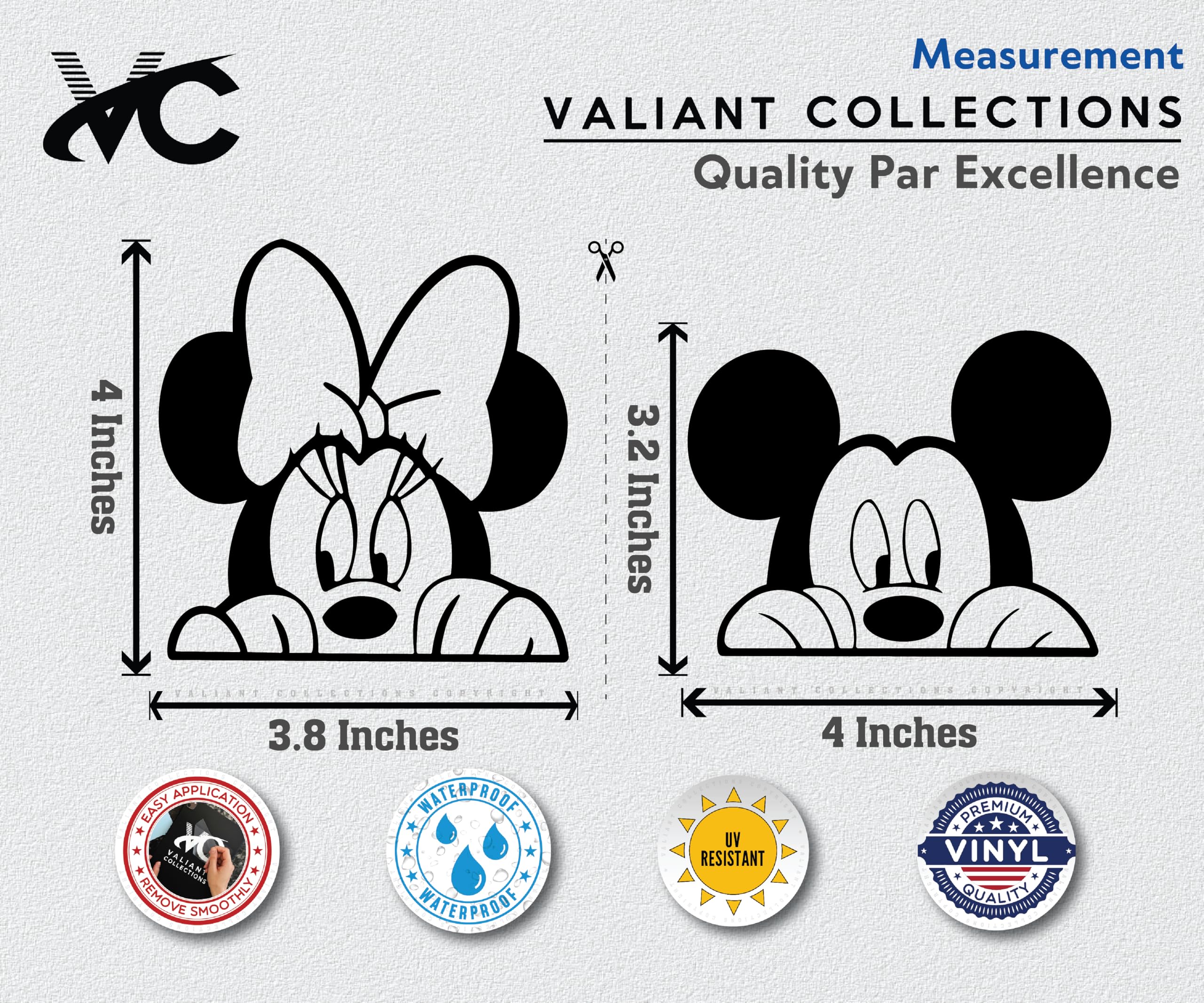 Waterproof vinyl decal for car by Valiant Collections VC 464