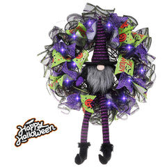 VDKIDKT Halloween Wreath front door decor