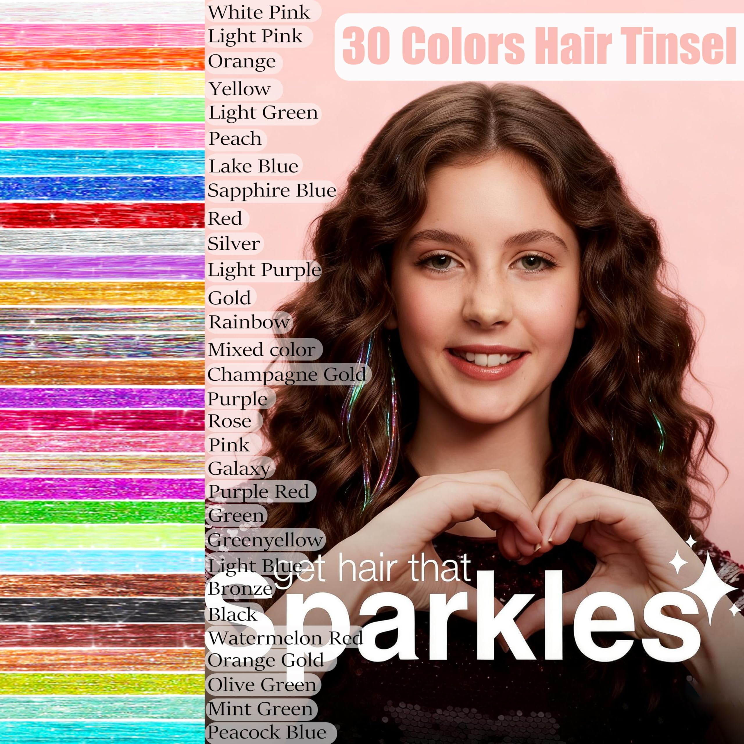 30 color options and 9900 strands in VEEFUN kit