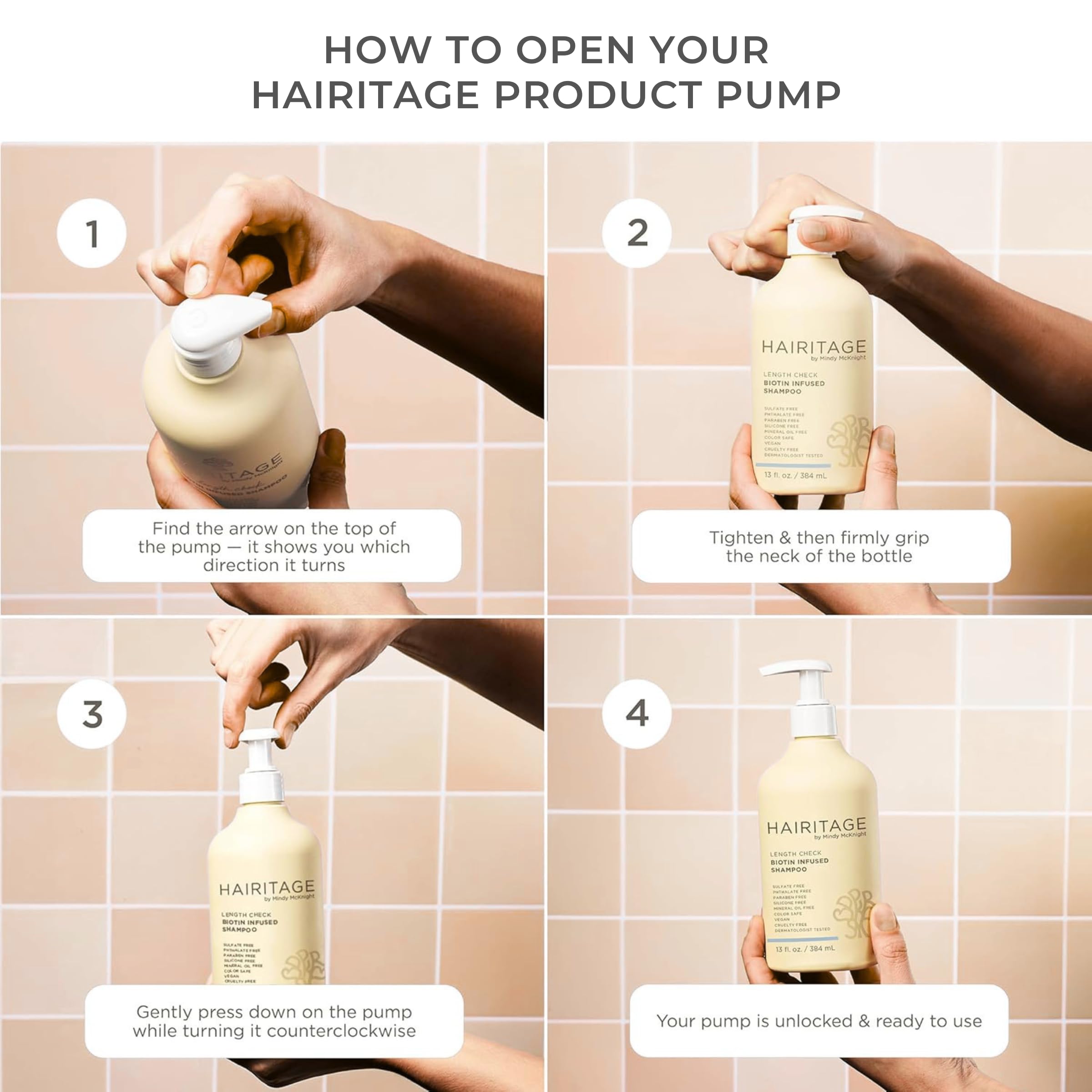 Vegan cruelty free Hairitage conditioner packaging