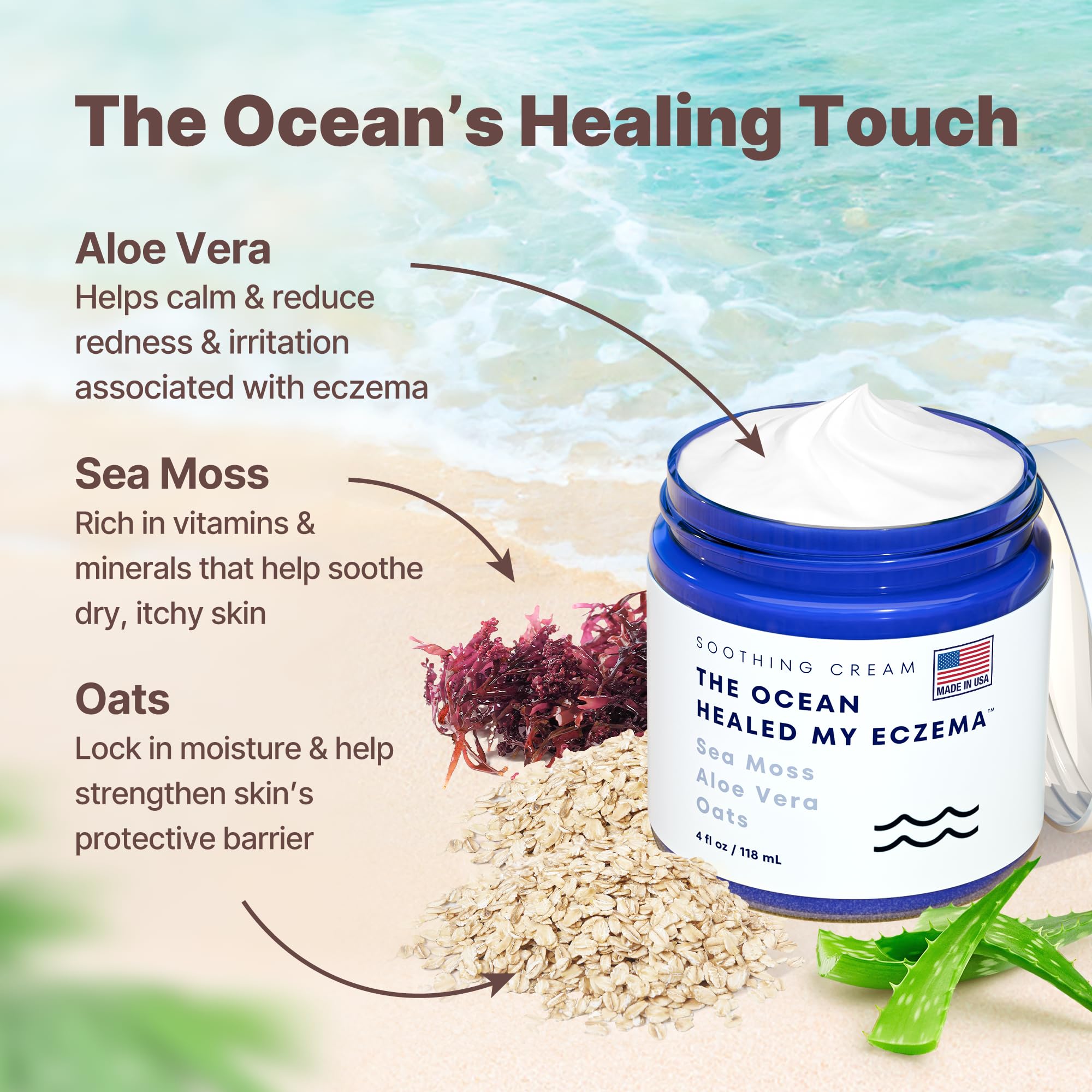 Vegan cruelty free eczema cream USA made