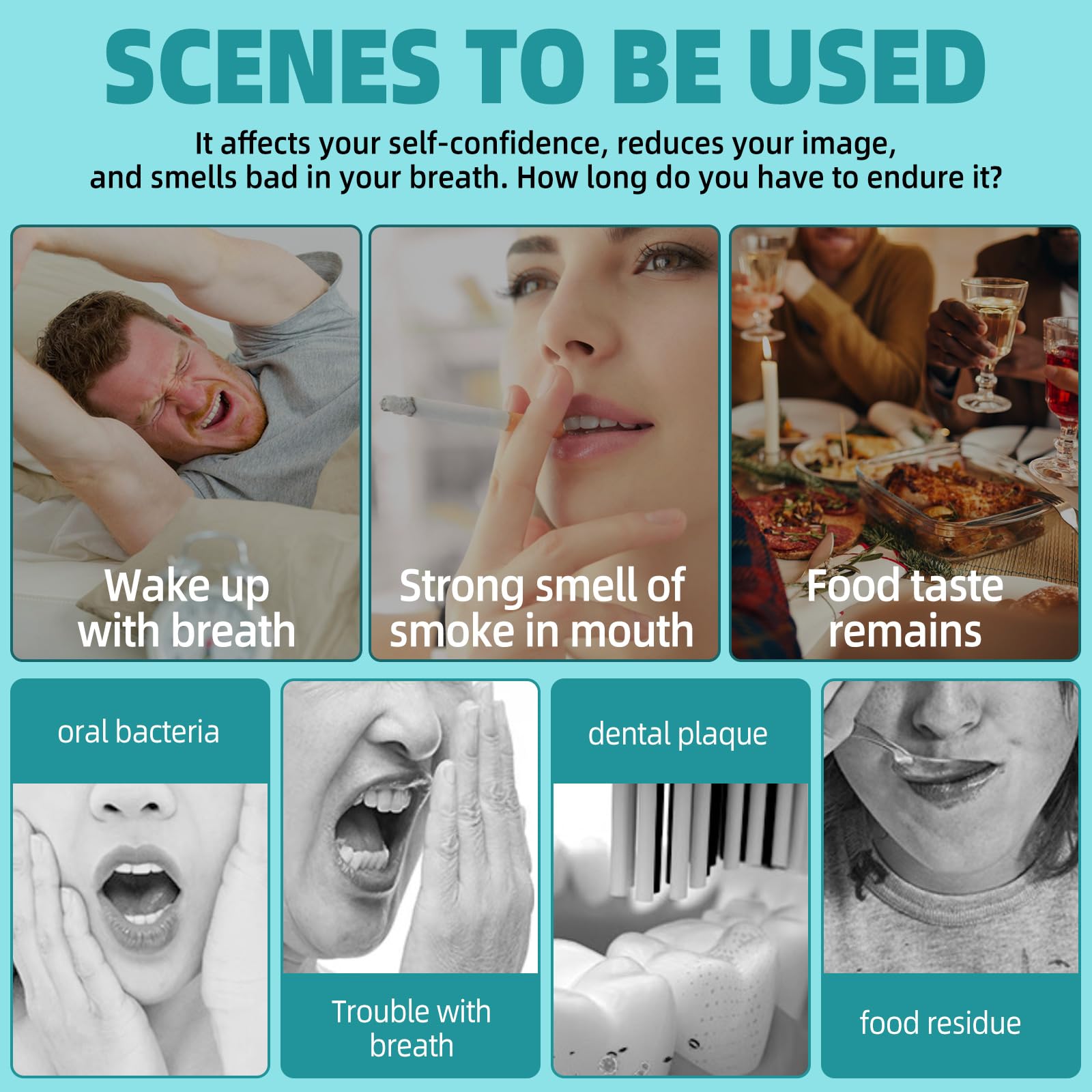 Vegan cruelty-free mouthwash