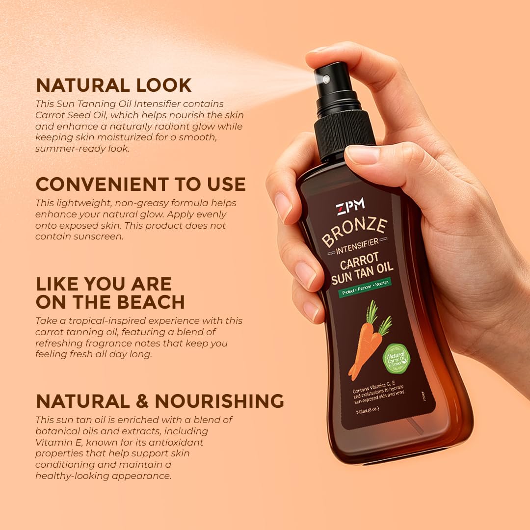 Moisturizing carrot oil formula for skin