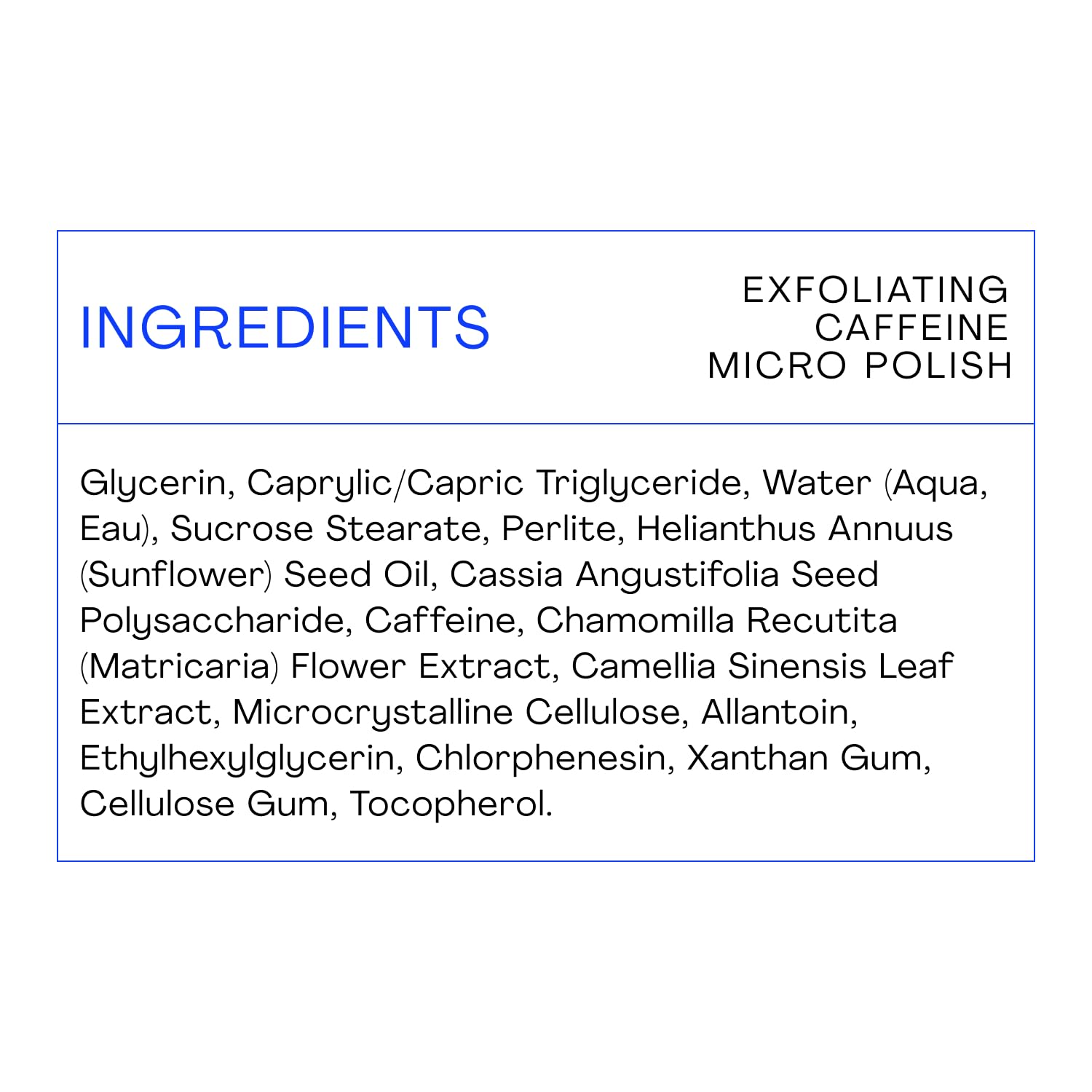 Vegan cruelty free The Outset Exfoliating Caffeine Micro Polish