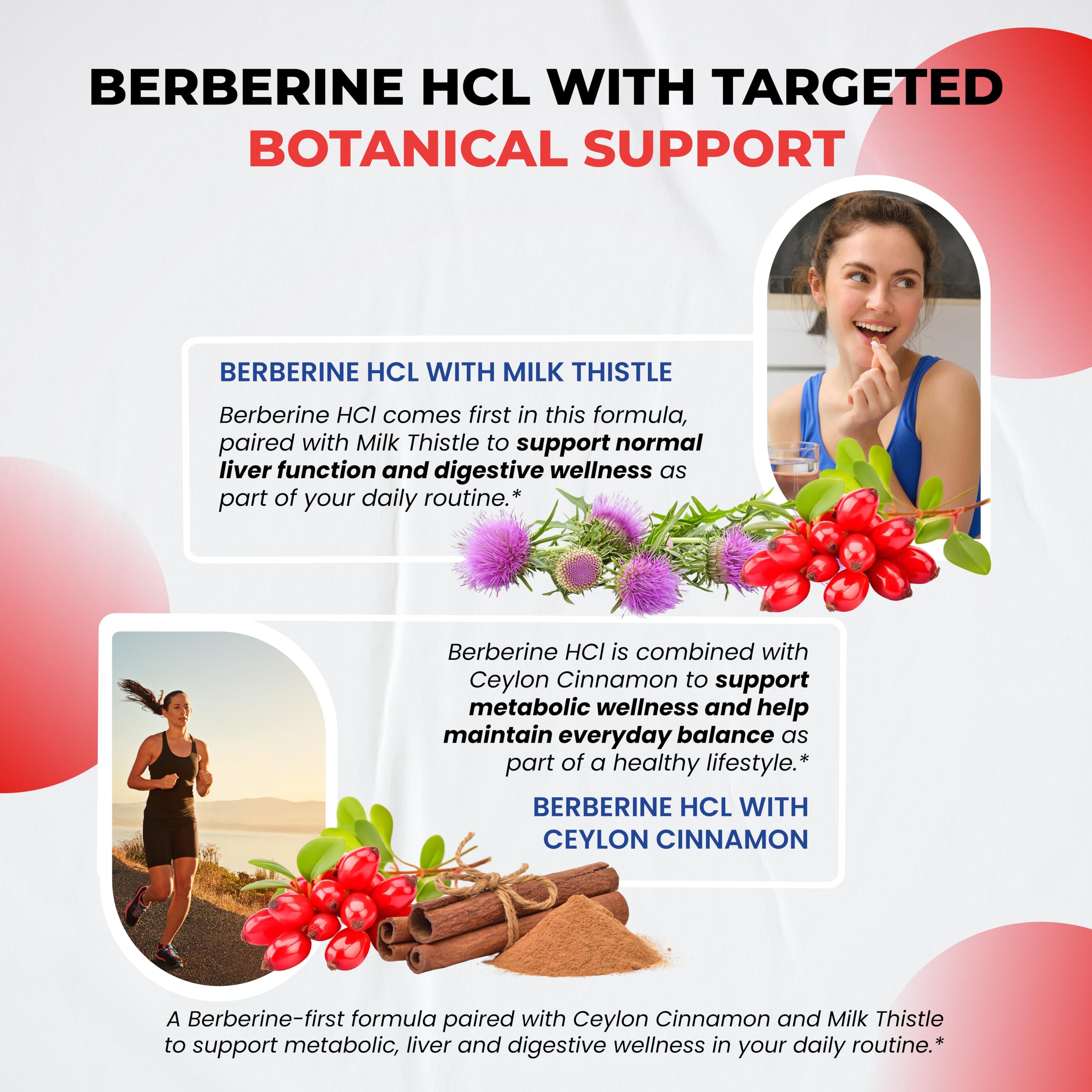 150 capsules per bottle for Berberine 14in1