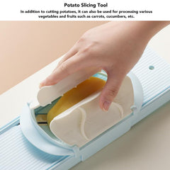 Onion cutter tool using mandoline slicer