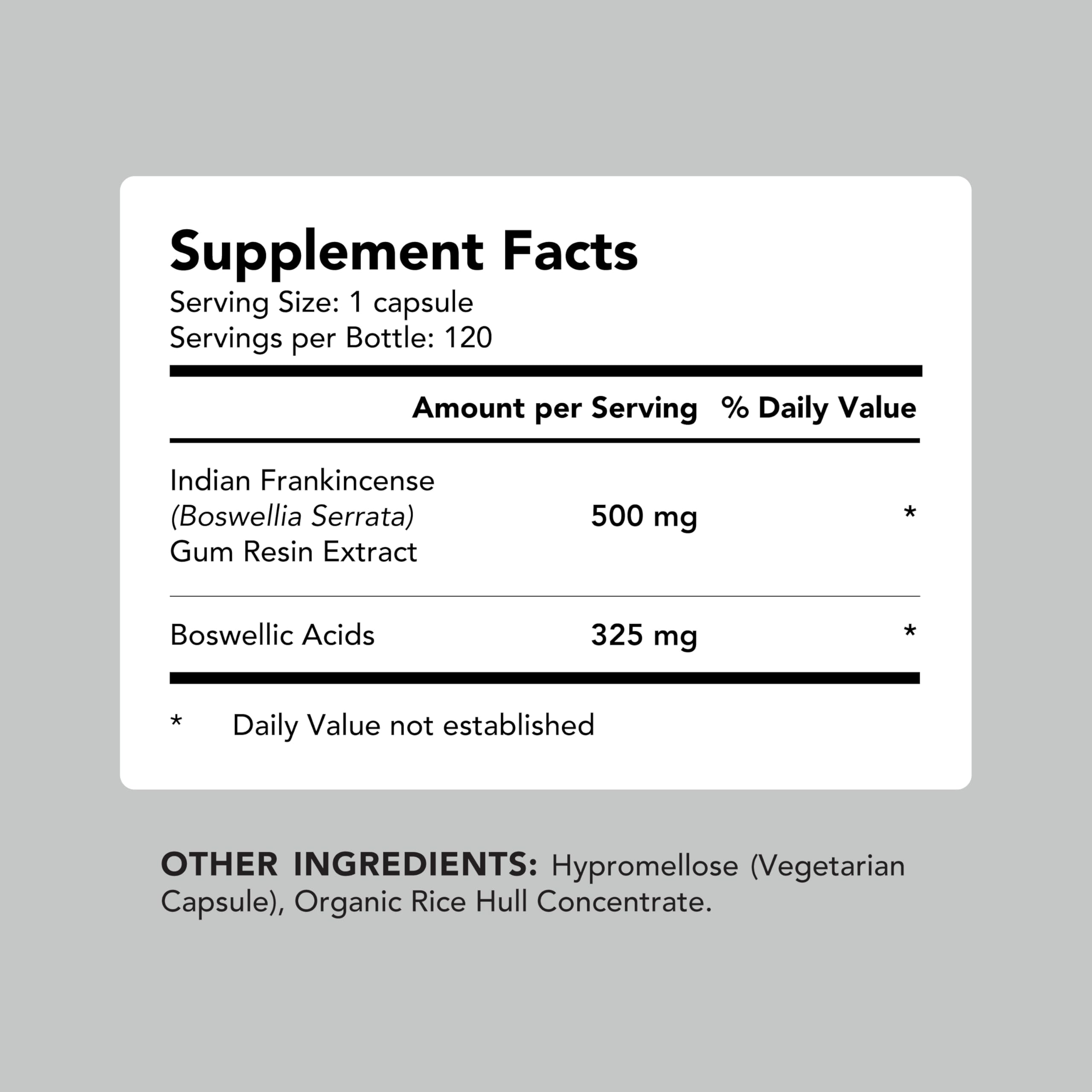 Joint mobility support and GI comfort from boswellia