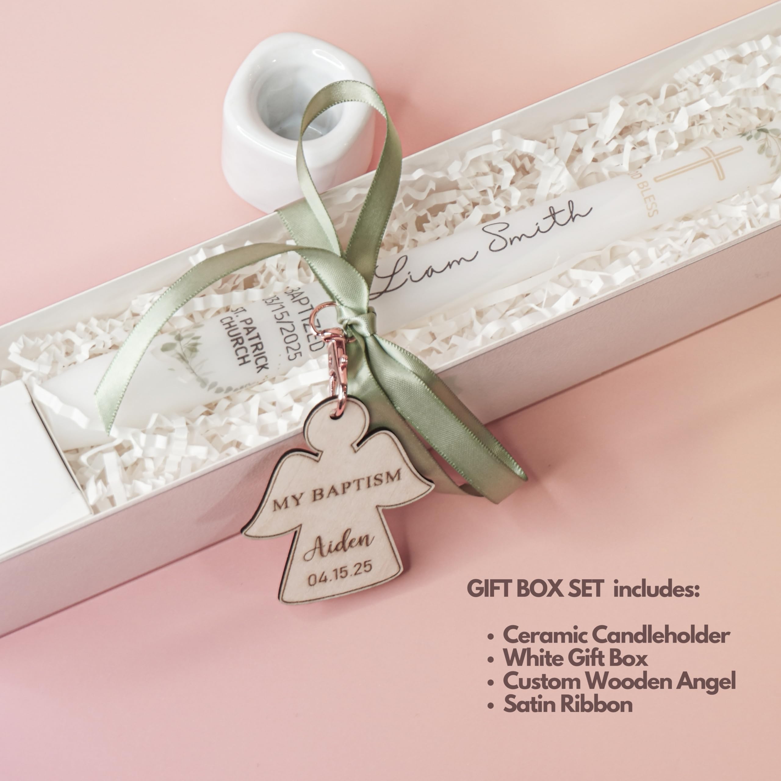 Spanish Velas Bautizo baptism candle