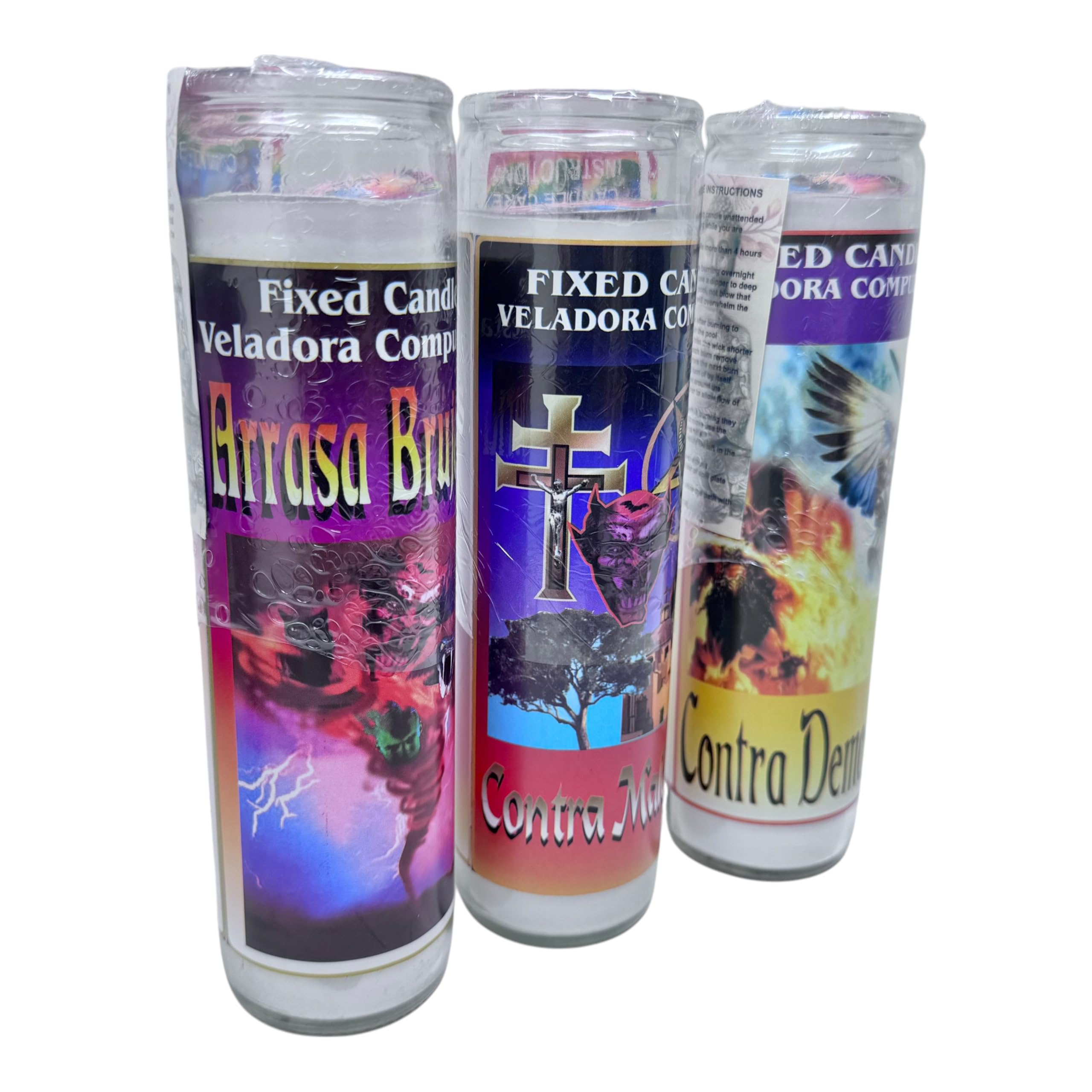 Velas rituales Arrasa Brujería conjunto modelo 5