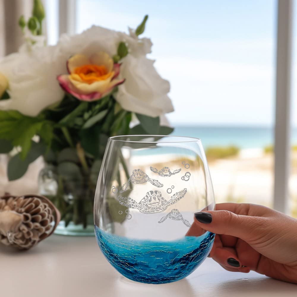 Velvet gift box for wine glass presentation