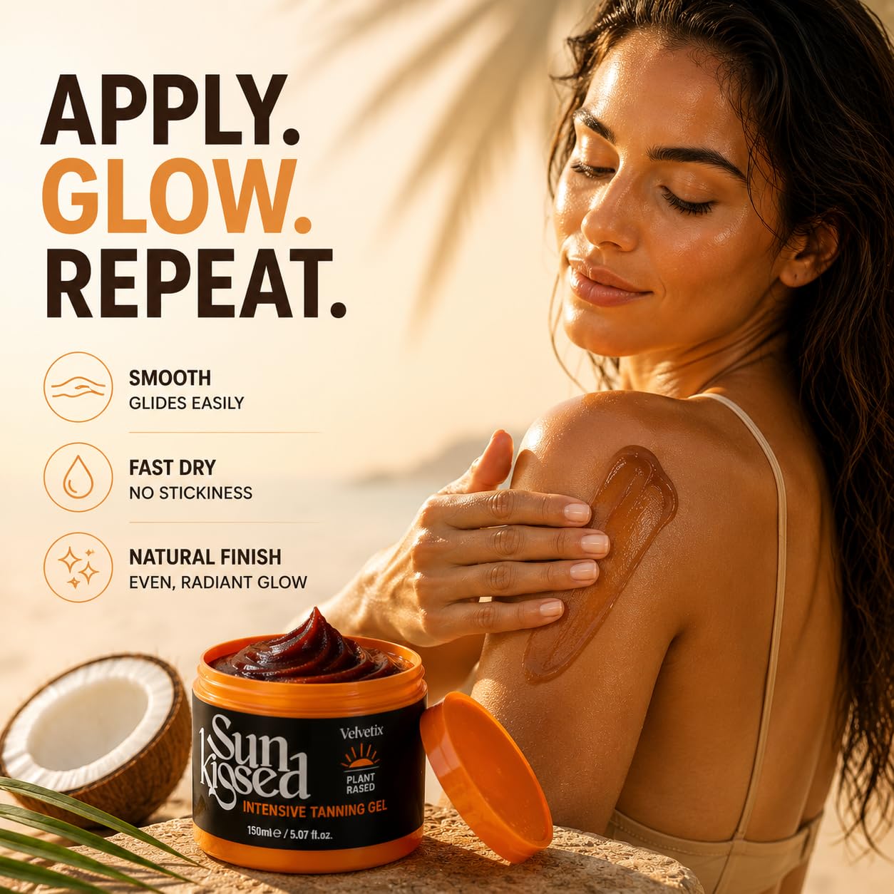 Gel texture illustrating lightweight non-greasy formula