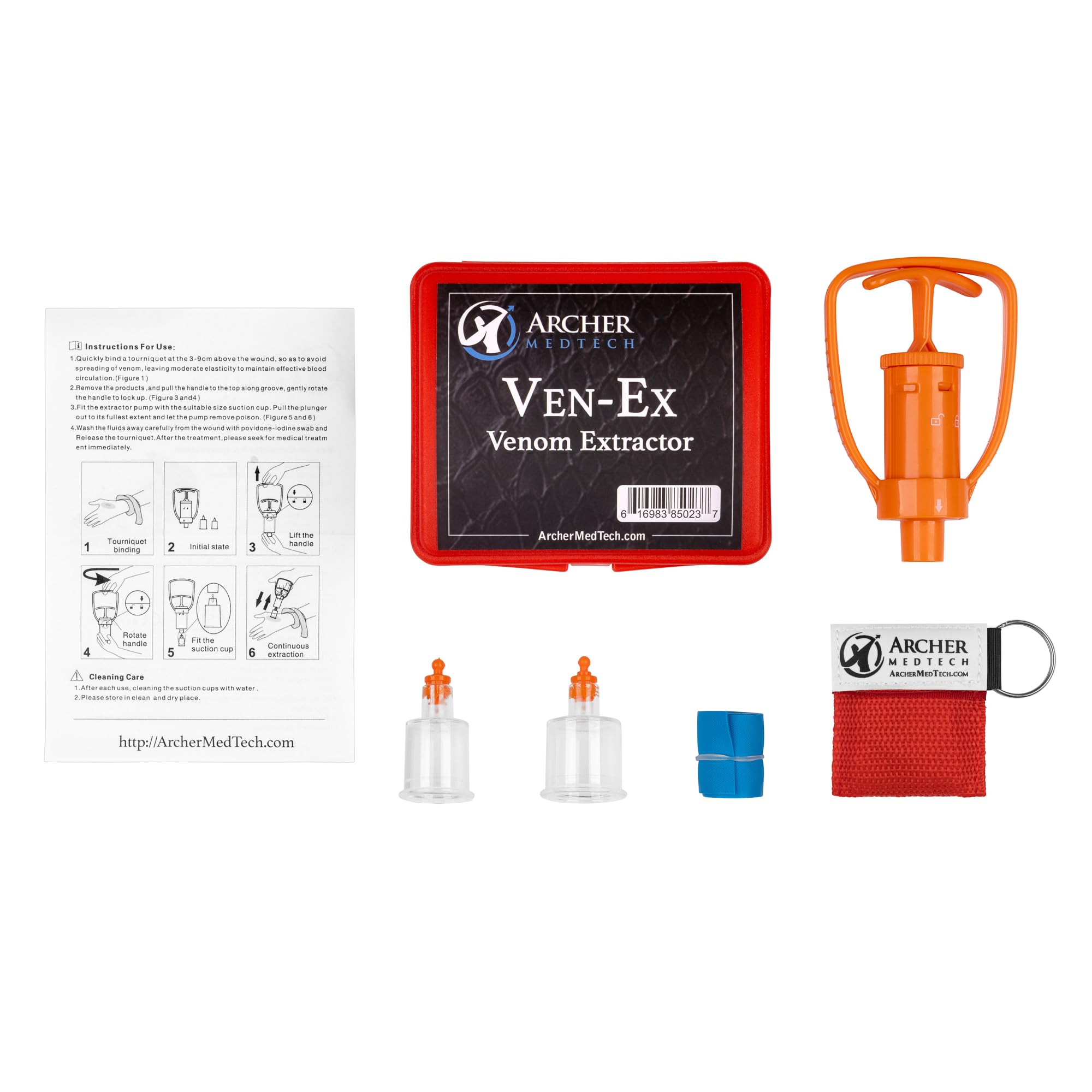 Hard-shell case for Ven-Ex venom extractor kit