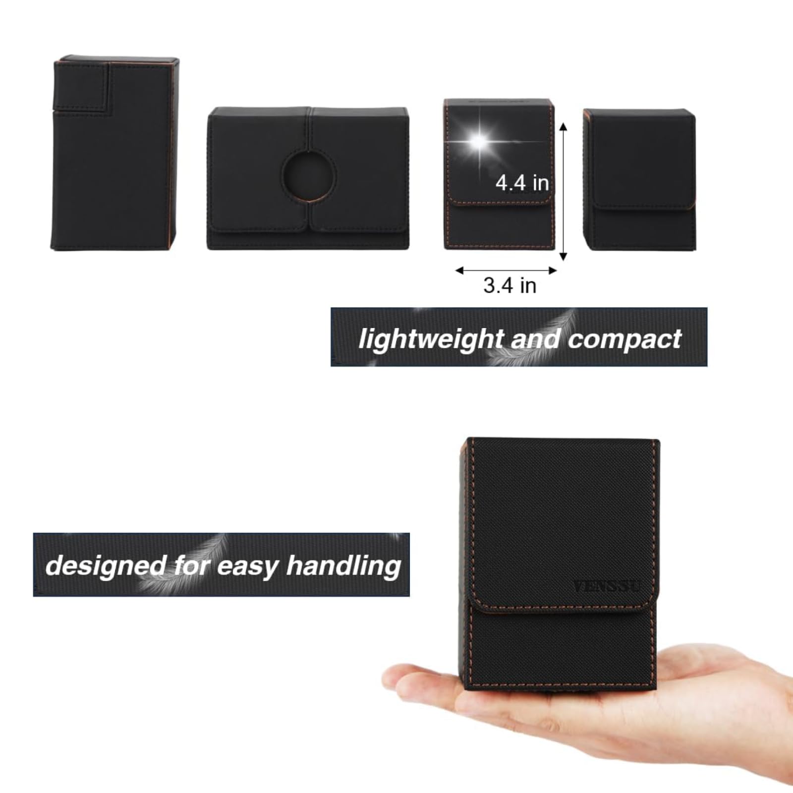 Magnetic closure and compact portable design for transport