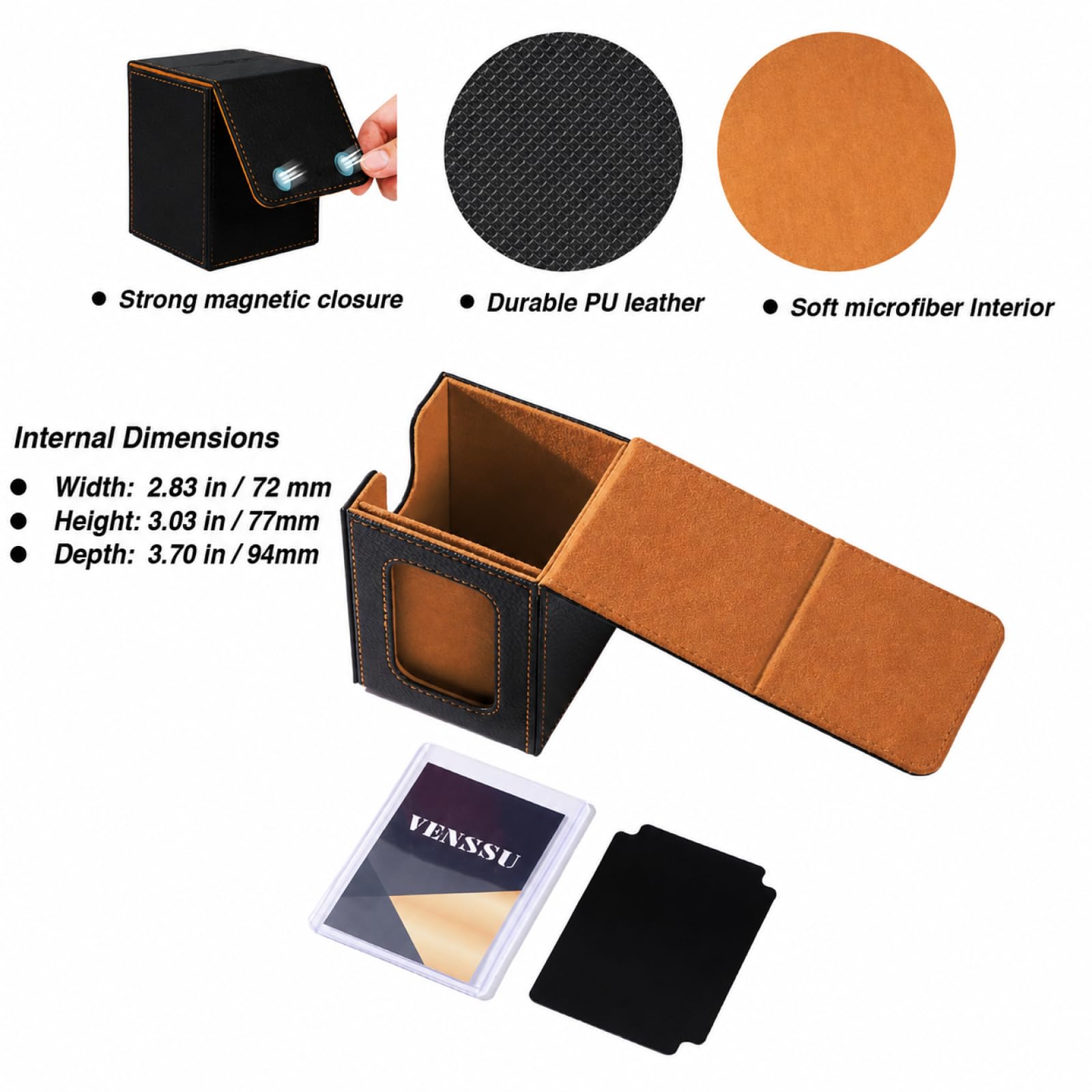 Lightweight deck box for all trading card games