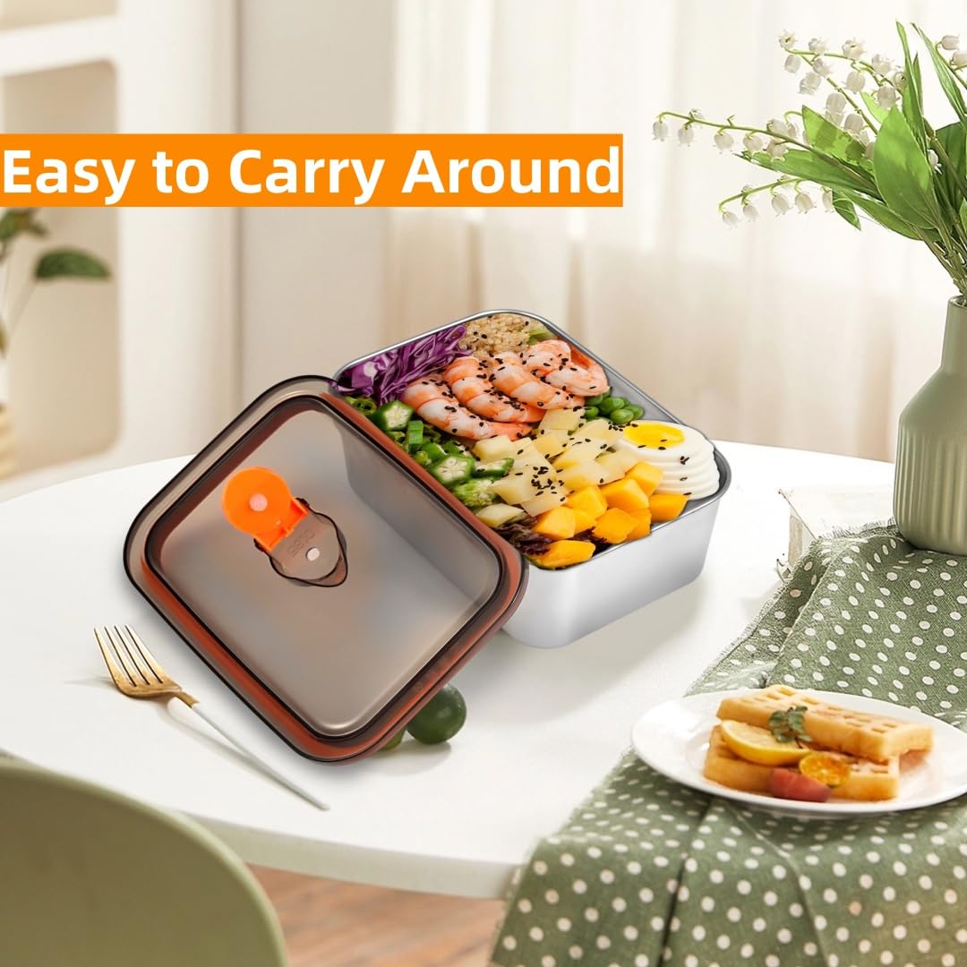 Lid with vent hole on lunch box