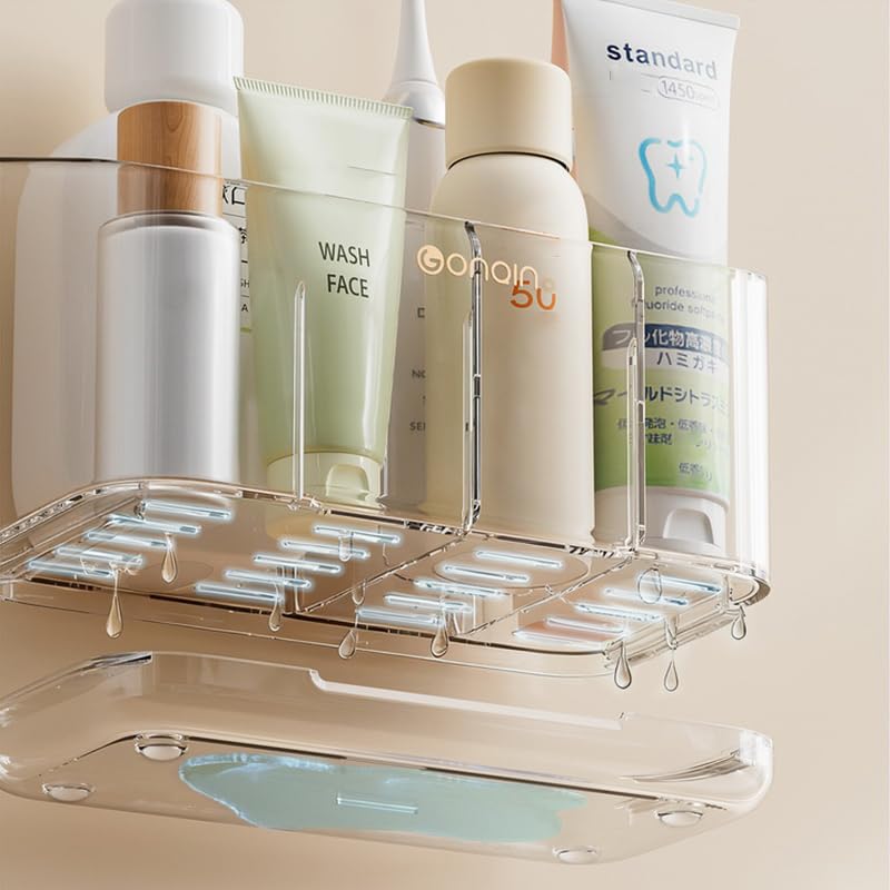 Wall mounted or countertop toothbrush holder setup