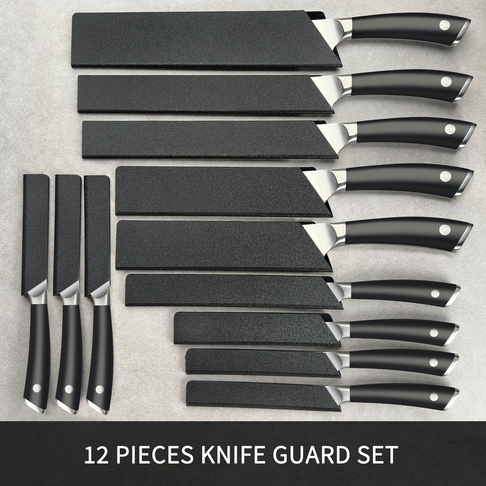 Waterproof felt lined knife guards VENZELL