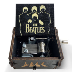 veratwo Beatles music box gift box black with gold stamping